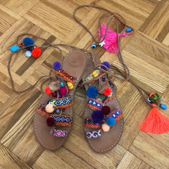 Elina Linardaki Handmade Greek sandals - Picture 1 of 6